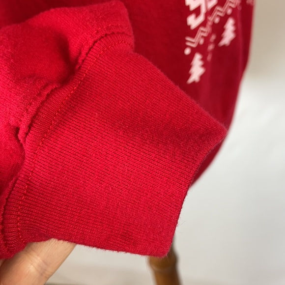 Grinch "The Nice List is So Overrated” Red Christmas Sweatshirt - Size Small - Picture 7 of 9